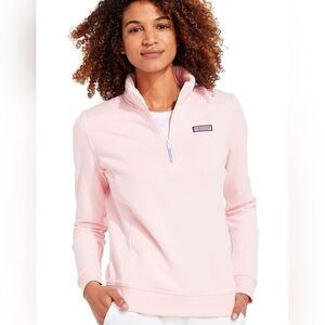 Vineyard Vines Pink Quarter-Zip Sweatshirt | Vineyard Vines | XL